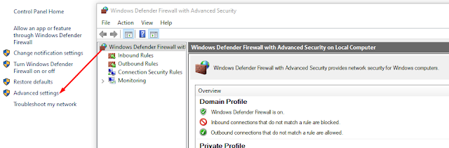 Windows Firewall Advanced