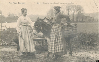 pays basque autrefois femmes agriculture âne