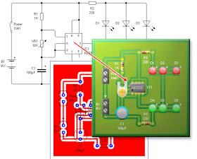 membuat rangkaian skematik elektronika