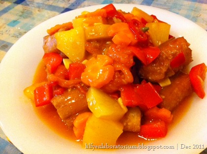 Sweet and Sour Stuffed YouTiao