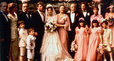 the godfather, talia shire's wedding, corleone family picture, directed by Francis Ford Coppola