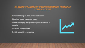 Q3: What will happen if we see disabled people as stakeholders?