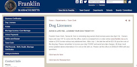   The current link to forms will be replaced in January with an online transaction for dog license renewals