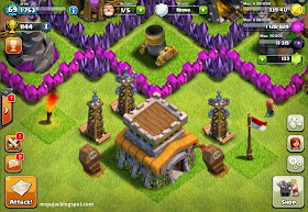 pertahanan townhall farming base th8