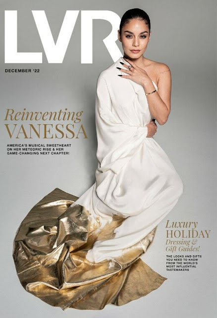 Vanessa Hudgens Shows Braless Boobs in LVR Magazine Photo Shoot December 2022