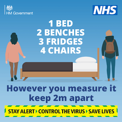 stay apart 3 fridges UK government advice