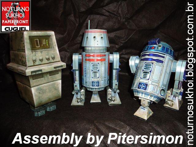 R5 Astromech Droid Papercraft