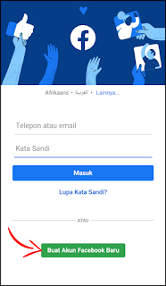 Cara Membuat Akun Baru Facebook Di Smartphone