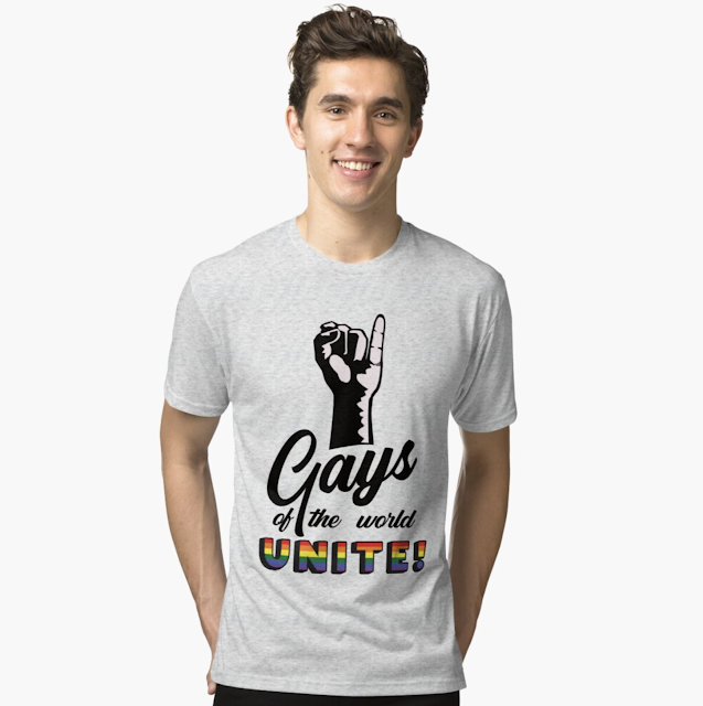 Gays of the World – Unite! t-shirt