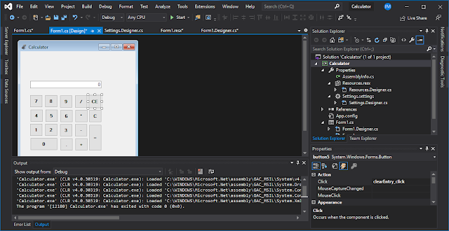 c# projects calculator
