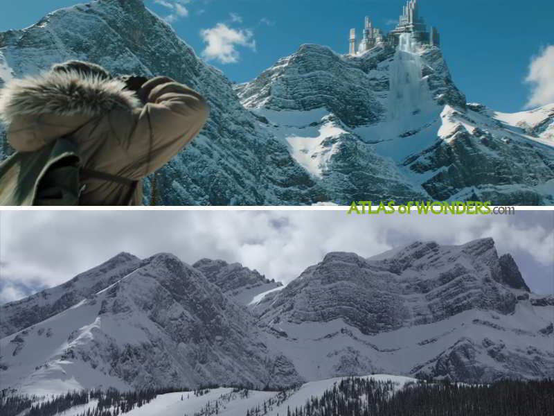castle mountain scenes