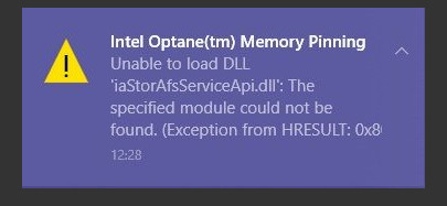 كيفية إصلاح خطأ تثبيت ذاكرة Optane في Windows 10 May 2020 Update