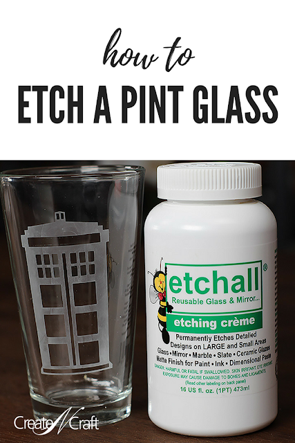 DIY Etch a Pint Glass