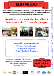 Cartel del encuentro interreligioso