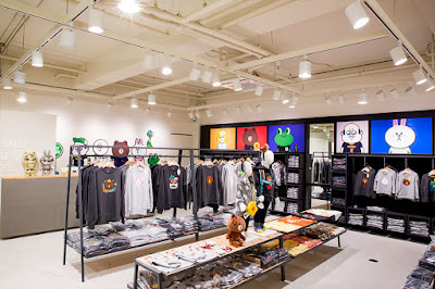 Line Friends Flagship Store Garosugil Korea