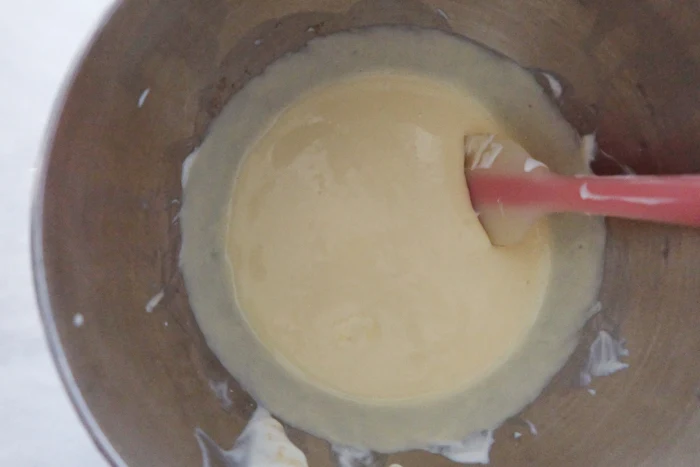 Greek yogurt cheesecake filling ready