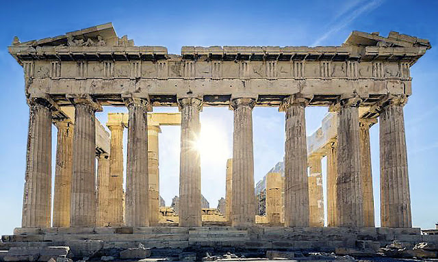 The Parthenon - at the Acropolis of Athens