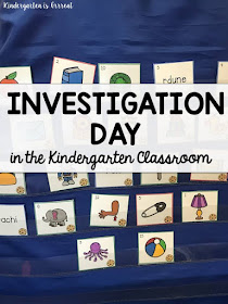 Create your own investigation day with your students - have them practice important letter and number skills all while having fun in the classroom.  This was a day my kindergarten kids will never forget!