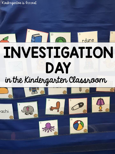 Create your own investigation day with your students - have them practice important letter and number skills all while having fun in the classroom.  This was a day my kindergarten kids will never forget!