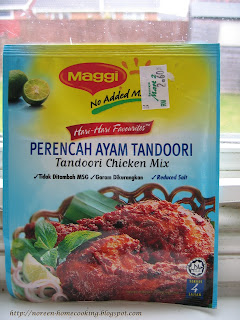 My home cooking blog: Ayam tandoori goreng