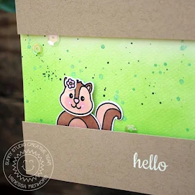 Sunny Studio Stamps: Woodsy Creatures Chipmunk Card by Vanessa Menhorn.