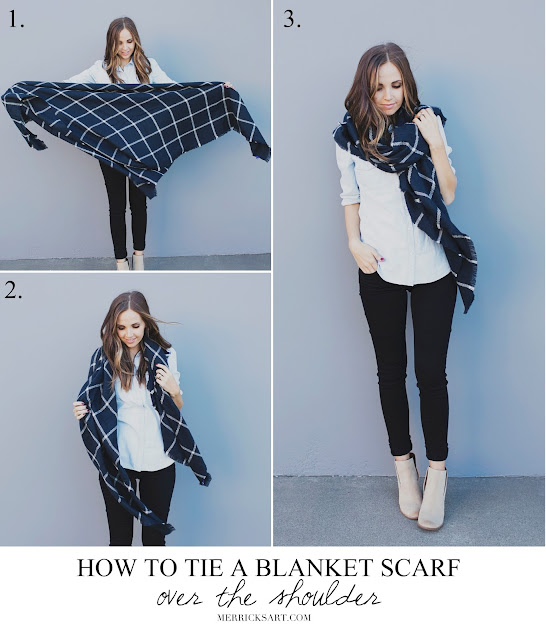 Ioanna's Notebook - How to wear fall scarves + favorite shopping picks