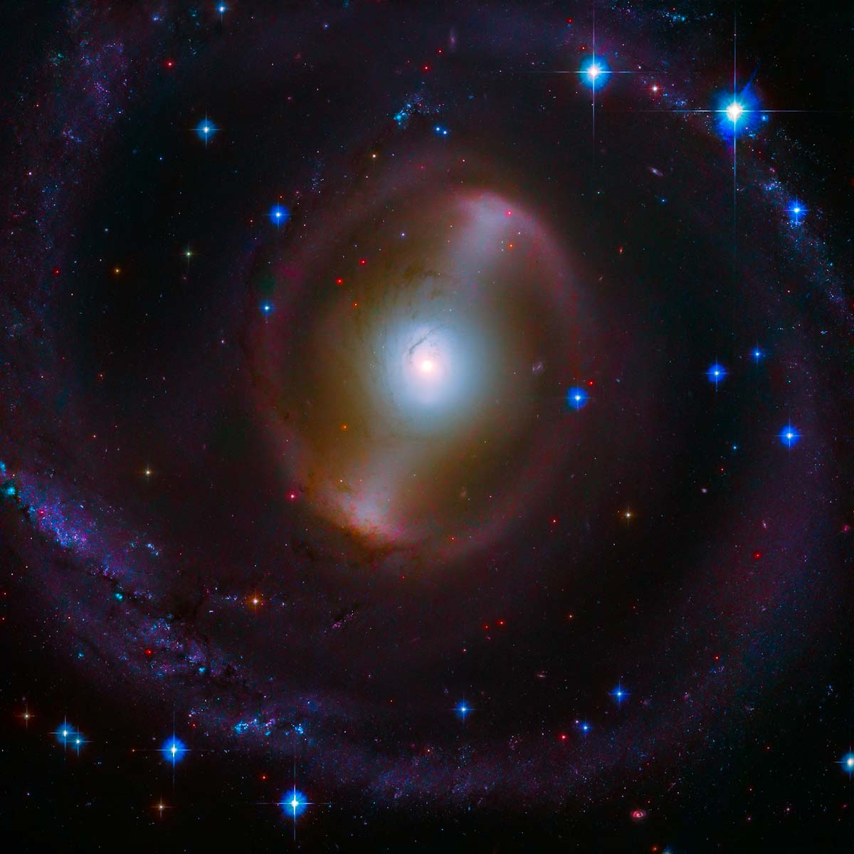 Galaxia Espiral Barrada 2608 - La galaxia espiral barrada ...