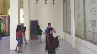 Dan Lanal TBA Bawa Keluarga Kunjungi Gedung Bersejarah Kota Tanjungbalai