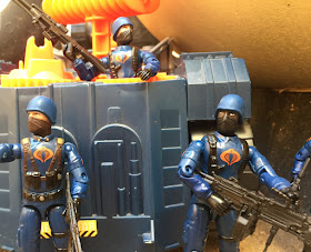 2004 Cobra Trooper, Cobra Officer, 1993 Detonator, Battle Corps, Toys R Us Exclusive, TRU