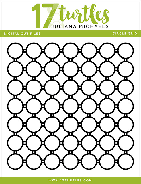 Circle Grid Free Digital Cut File by Juliana Michaels 17turtles.com