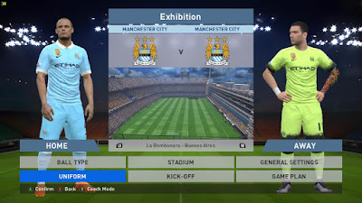 PES 2016 Manchester City 15-16 With WC Badge