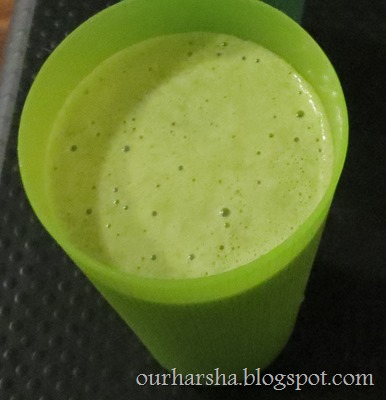 spinach Apple Banana Milk Shake (3)