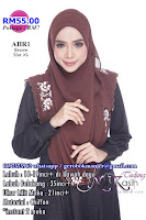 SHAWL INSTANT 2 MUKA CHIFFON ALZAHRA NURKASIH SAIZ XL