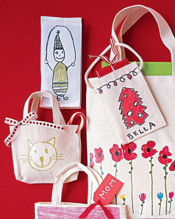 mothers day crafts for kids to make. Iron-On Bags with Kids#39;