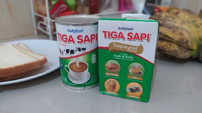 Tiga Sapi Kental Manis dan Tiga Sapi Susu Evaporasi