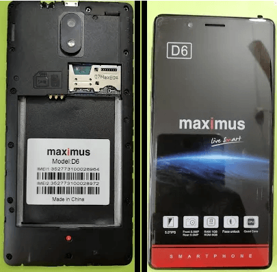 Maximus D6 Flash File V05_ 6.0 Dead-Hang-Lcd Fix 100% Tested File