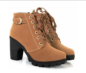 tan heeled boots banggood