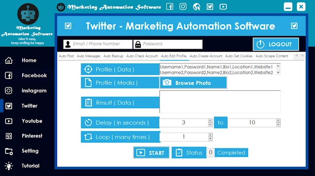 Cara Cepat Edit Data Twitter Secara Automatis