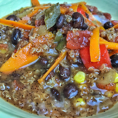 vegan chili recipe, bean chile, black bean and quinoa chile, vegan, vegan recipes, veganism, fall vegan recipes, chile, recipe, jaime messina, recipe thursday 