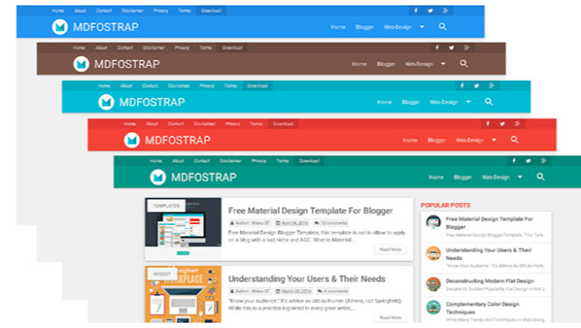 Best Material Design Blogger Templates Looking Killer 2019