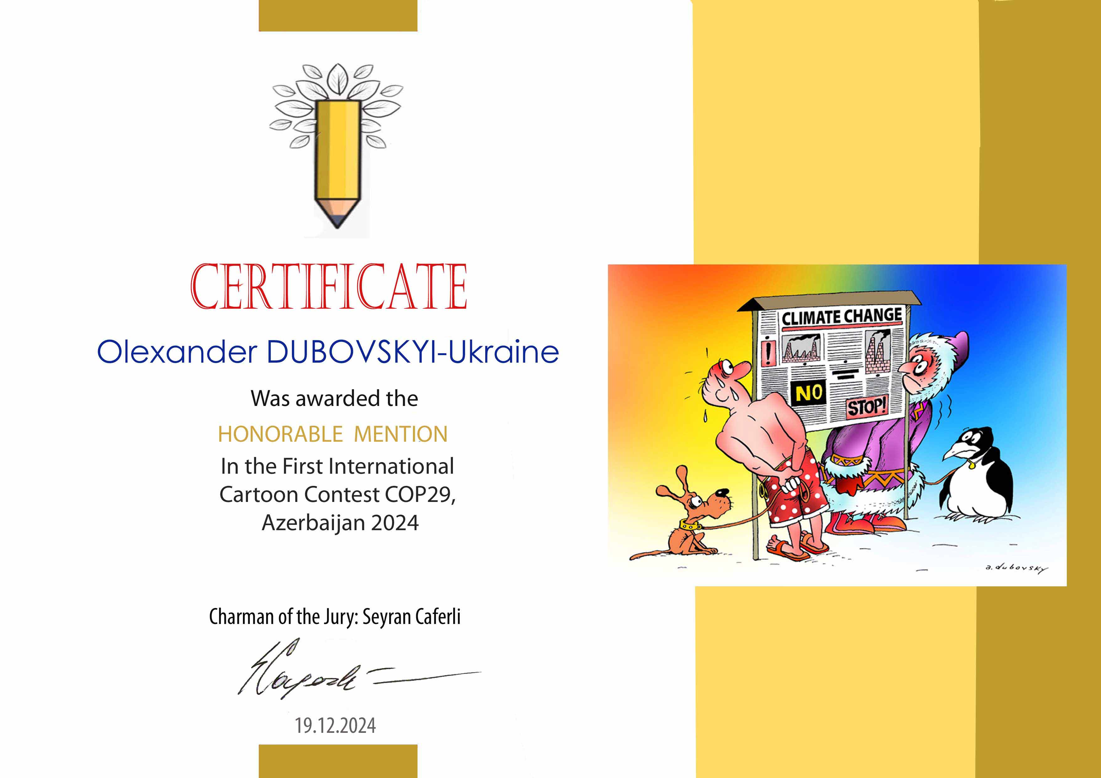 Olexander Dubovskiy - Ukraine