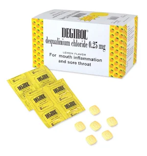 Degirol : Dequalinium Chloride Tablet Hisap, Obat Untuk Radang Mulut dan Tenggorokan