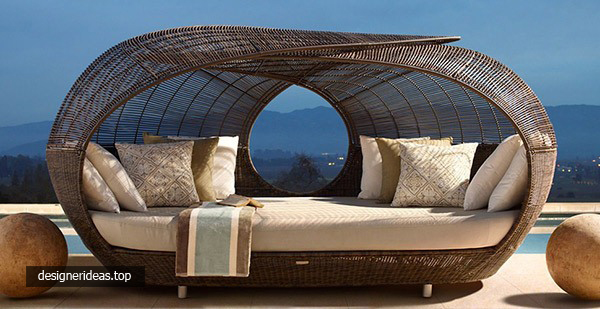 11 Designs of Rattan Outdoor Daybed, Unique and Classic