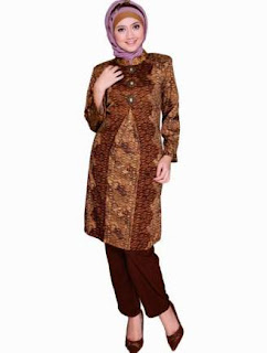 Model Baju  Batik  Atasan Tunik  Cantik Elegan Model Baju  