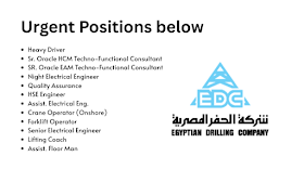 Egypt-drilling Company Positions below 