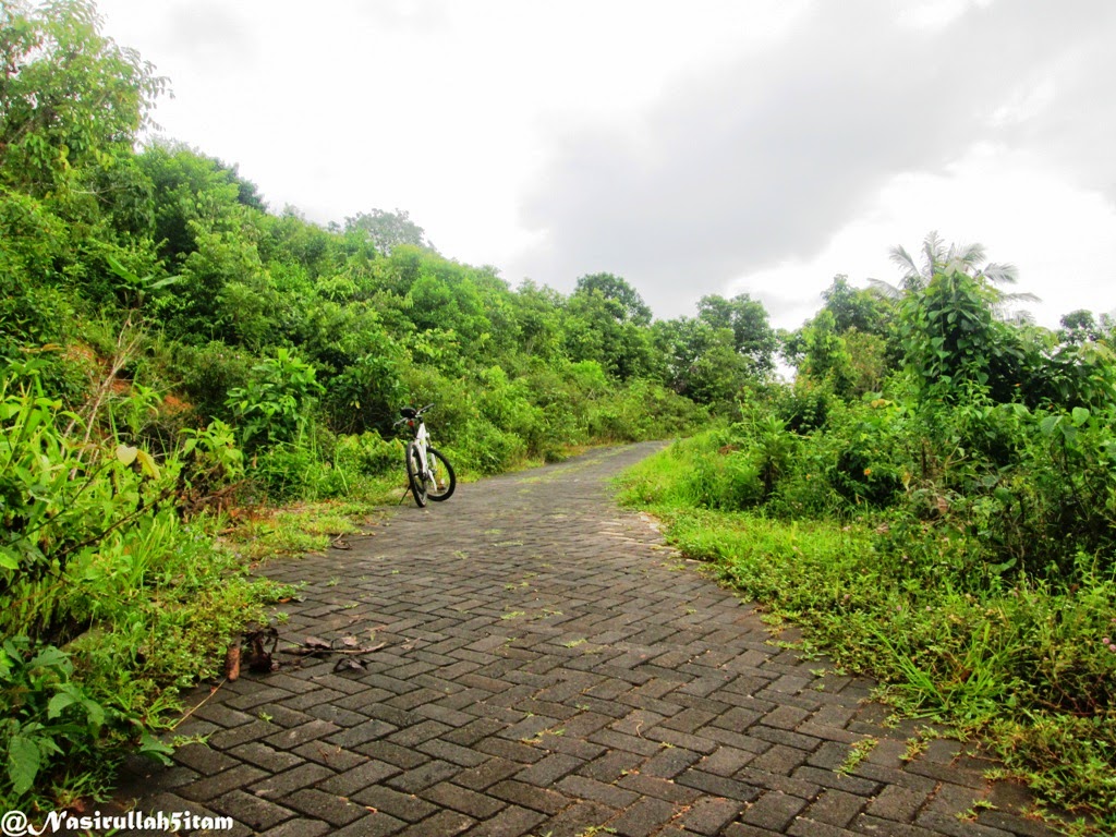 Sepanjang jalan paving ke arah Legon Lele, Karimunjawa