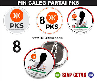 Desain PIN Caleg Partai PKS 2024