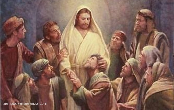 Jesús resucitado aparece a sus discípulos