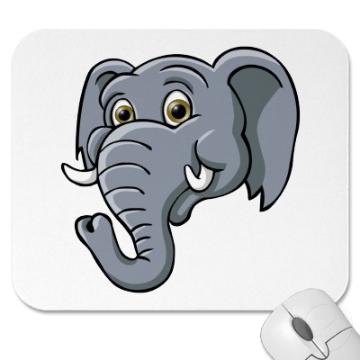 Cartoon elephant wallpaper