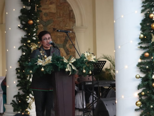 TP PKK dan Dharma Wanita Kota Ambon Rayakan Natal Bersama